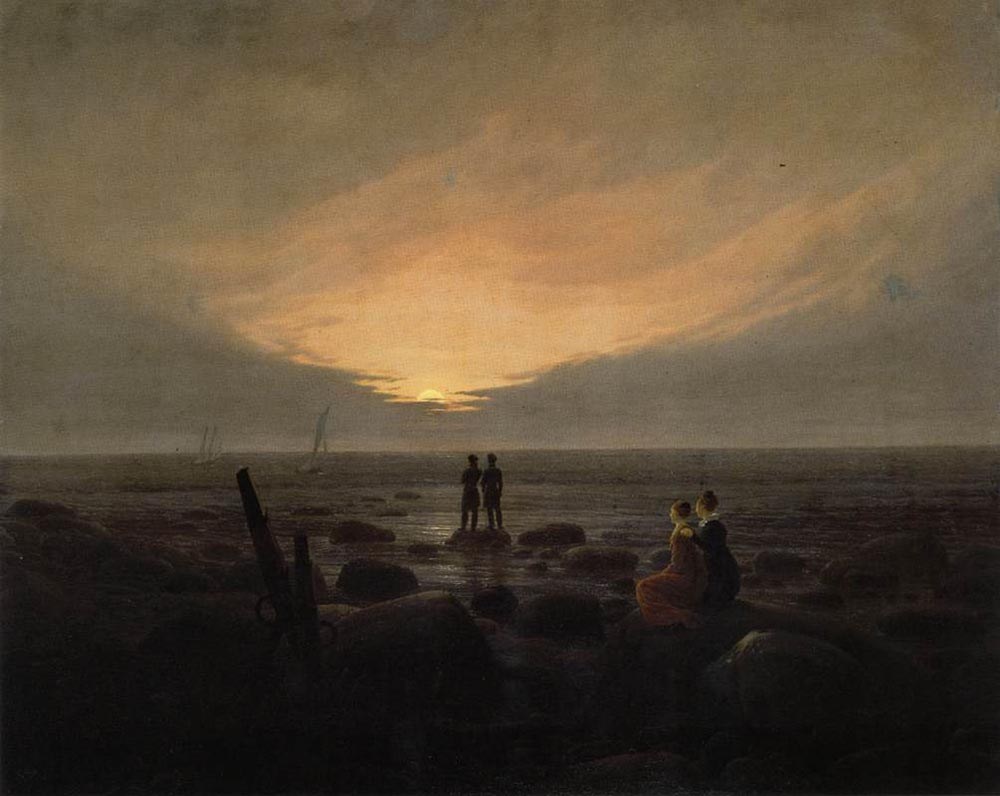 Caspar David Friedrich Moonrise by the Sea